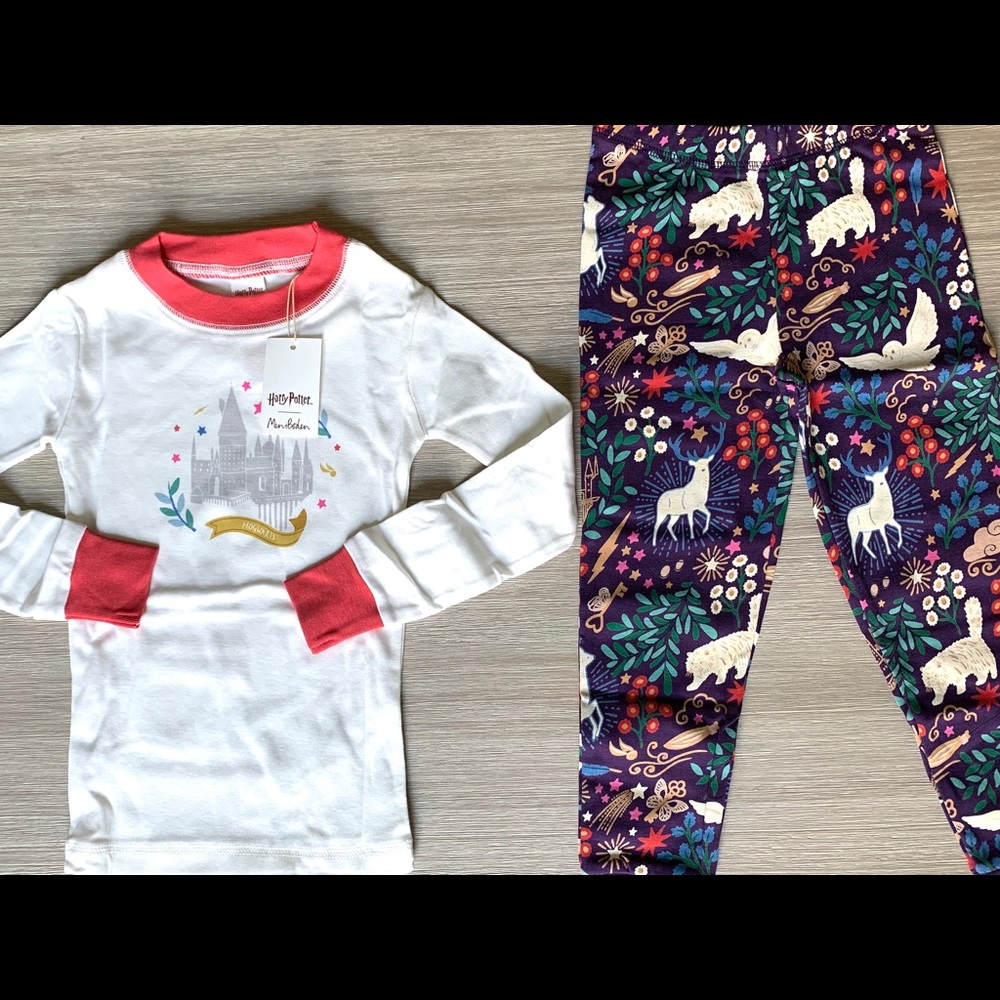 Mini Boden Harry Potter NWT 110 Patronus Pajamas